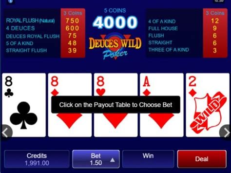 deuces wild slot|free online deuces wild.